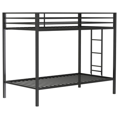 Alevera T/T Bunk Bed - Matte Black