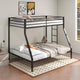 Alevera T/F Bunk Bed - Matte Black
