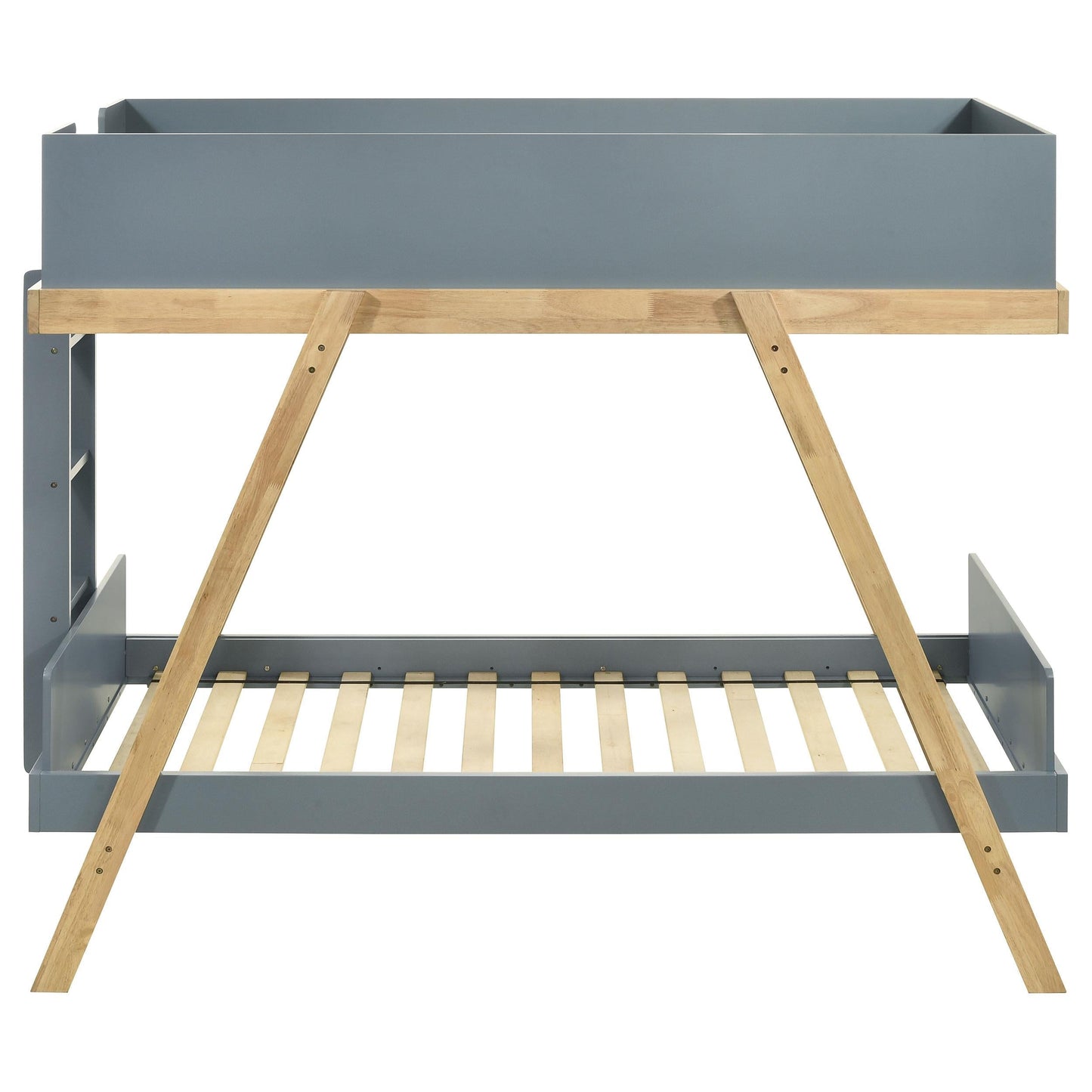 Frankie Twin / Twin Bunk Bed - Van Courtland Blue