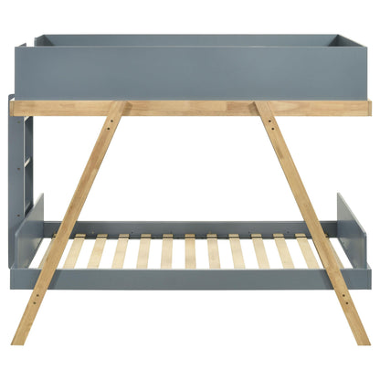 Frankie Twin / Twin Bunk Bed - Van Courtland Blue