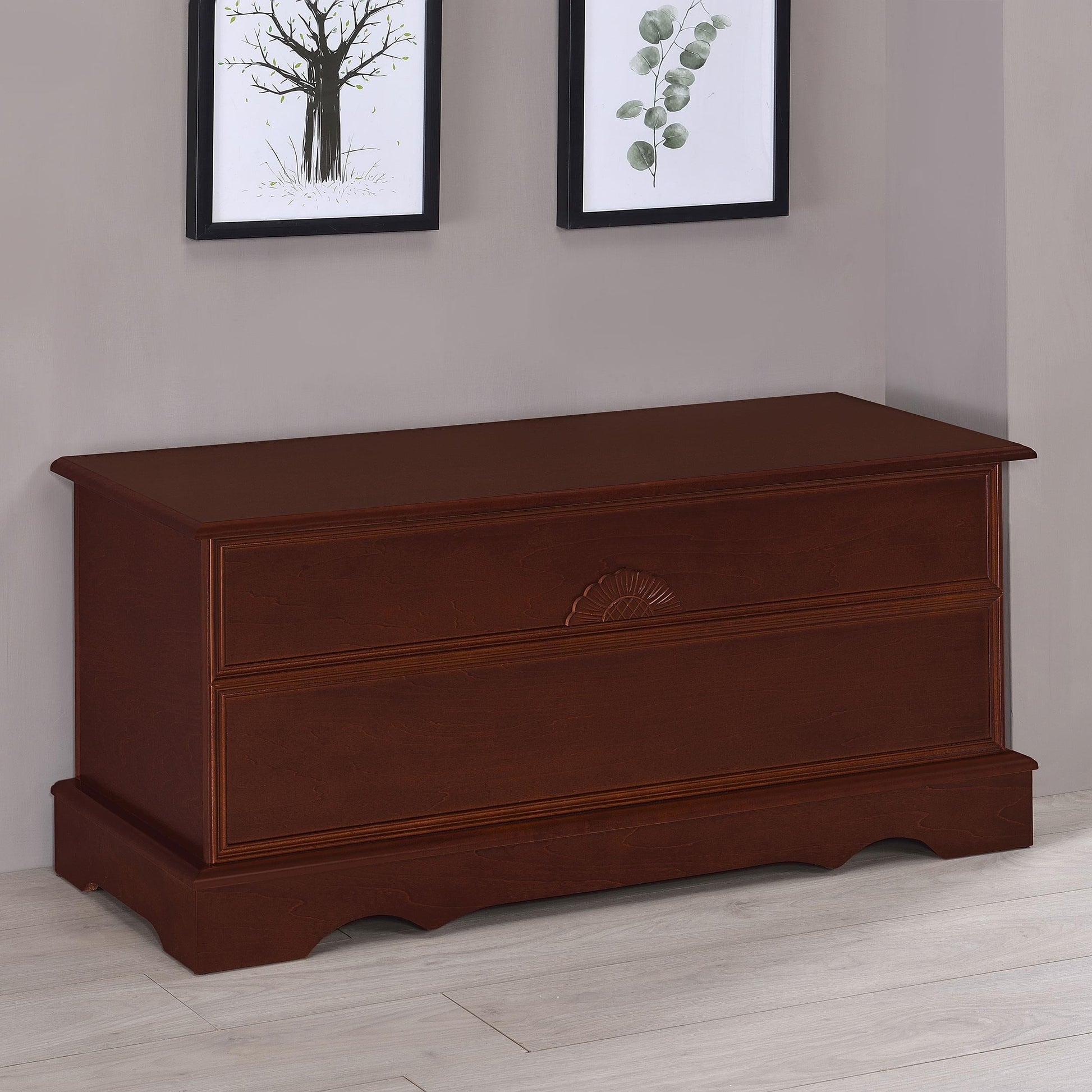 Paula Cedar Chest - Warm Brown