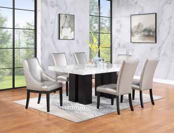 D564C-SLV Dining Set