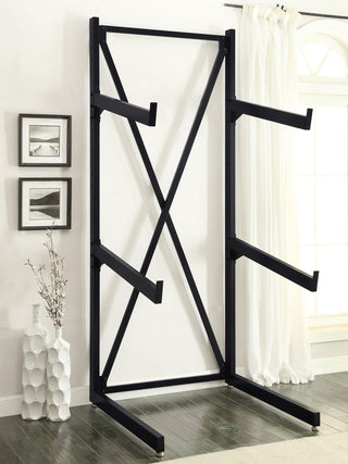 Duarto Sofa Display Rack in Black - Coaster Furniture