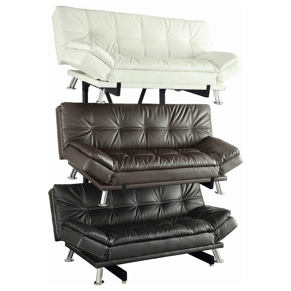 Duarto Sofa Display Rack in Black - Coaster Furniture