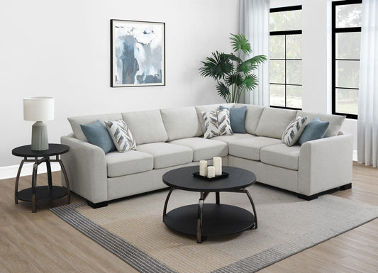 Ashford Sleeper Sectional in Greige - Coaster Furniture