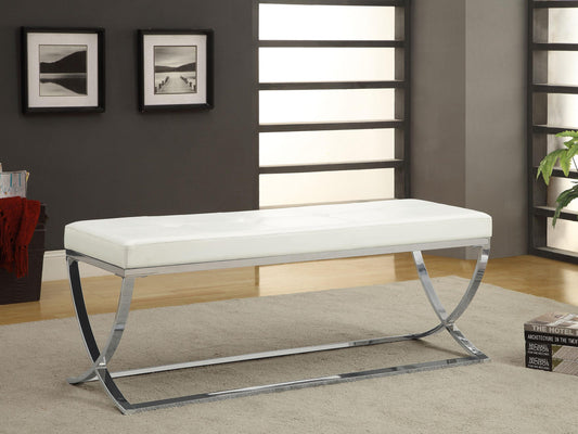 Walton Bench in Black - Coaster Furniture