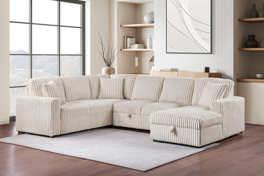 Devonshire Sleeper Sectional in Camel - Coaster Furniture