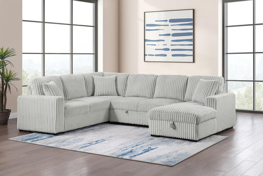 Devonshire Sleeper Sectional in Camel - Coaster Furniture
