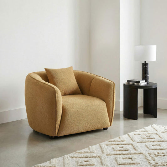 Aleisha Chair in Mustard Yellow - Coaster Furniture