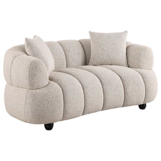Whitney Loveseat in Pebble - Coaster Furniture