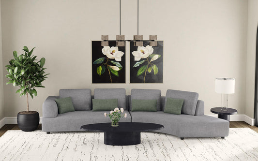 Toscano Sectional in Grey - Coaster Furniture