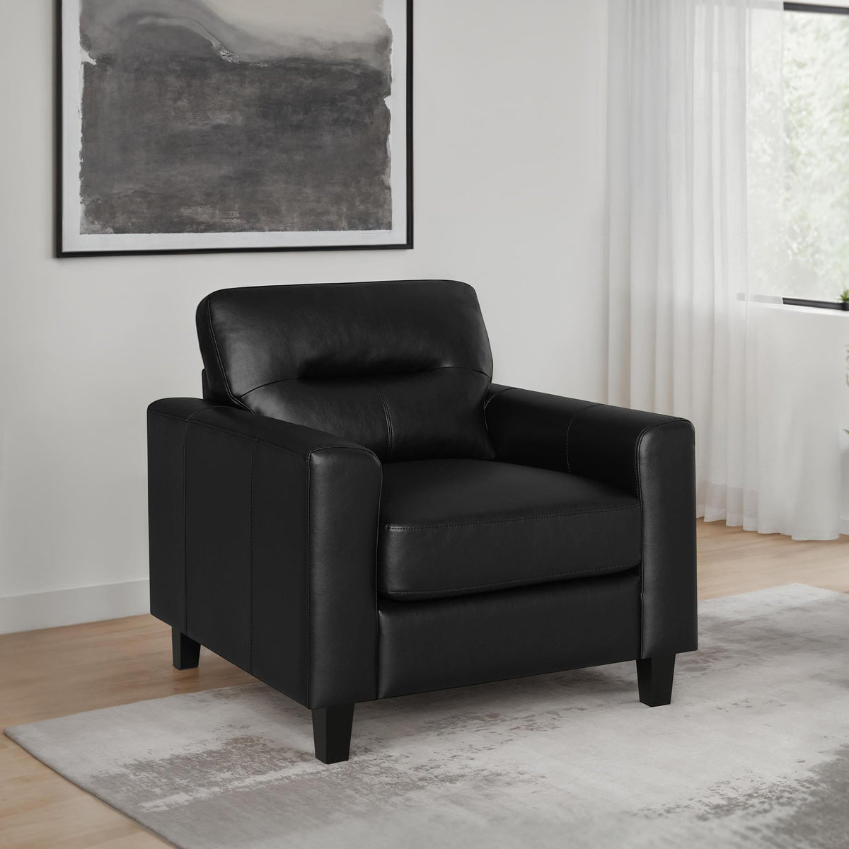Scotland Chair in Black - Coaster Furniture