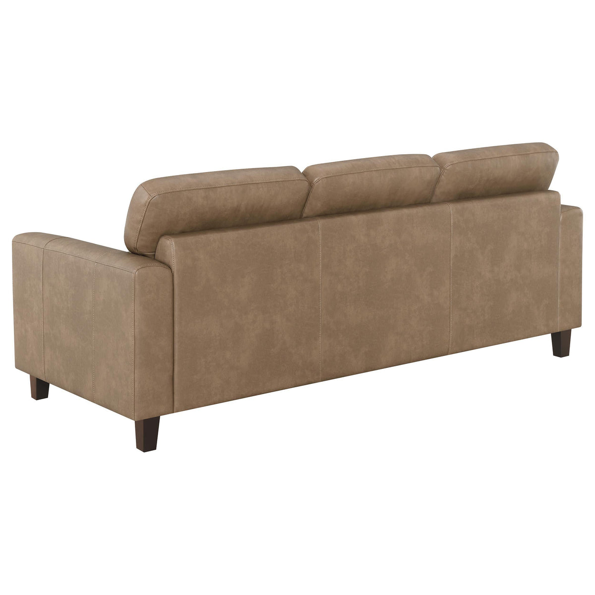 Scotland Stationary Sofa Set in Black - Coaster Furniture