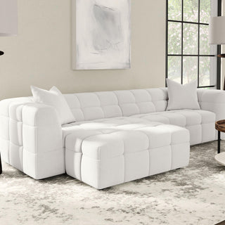 Everly Ottoman in Off White - Coaster Furniture