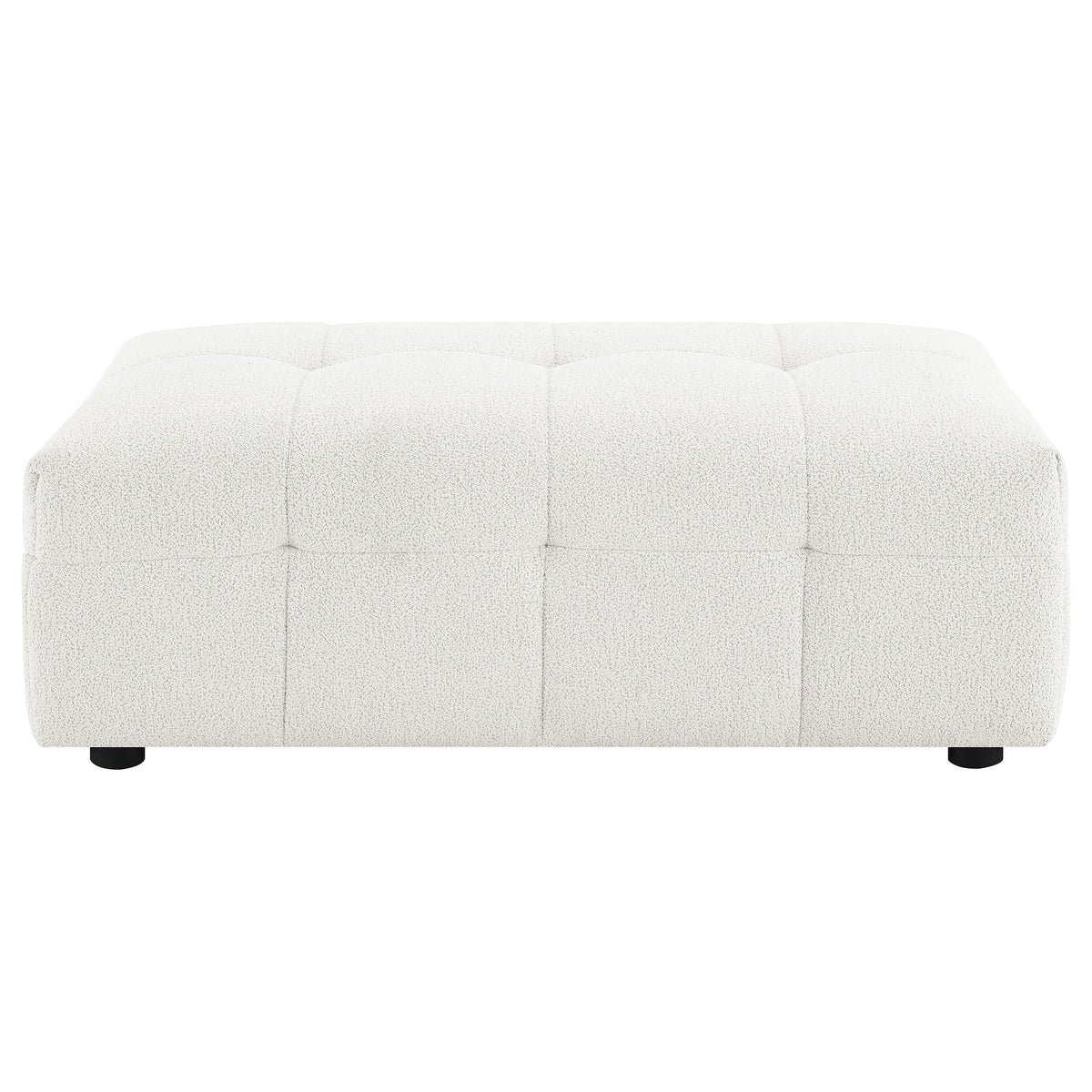 Everly Ottoman in Off White - Coaster Furniture
