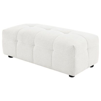 Everly Ottoman in Off White - Coaster Furniture