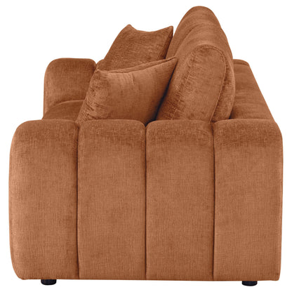 Burnett Sofa in Burnt Orange - Coaster Furniture