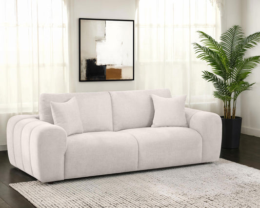 Burnett Sofa in Burnt Orange - Coaster Furniture