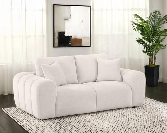 Burnett Loveseat in Burnt Orange - Coaster Furniture