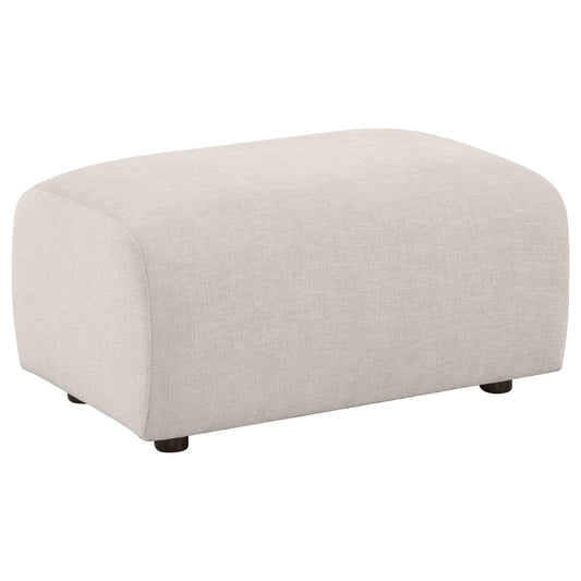 Burnett Ottoman in Burnt Orange - Coaster Furniture