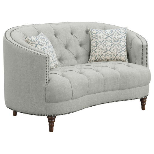 Avonlea Loveseat in Grey - Coaster Furniture