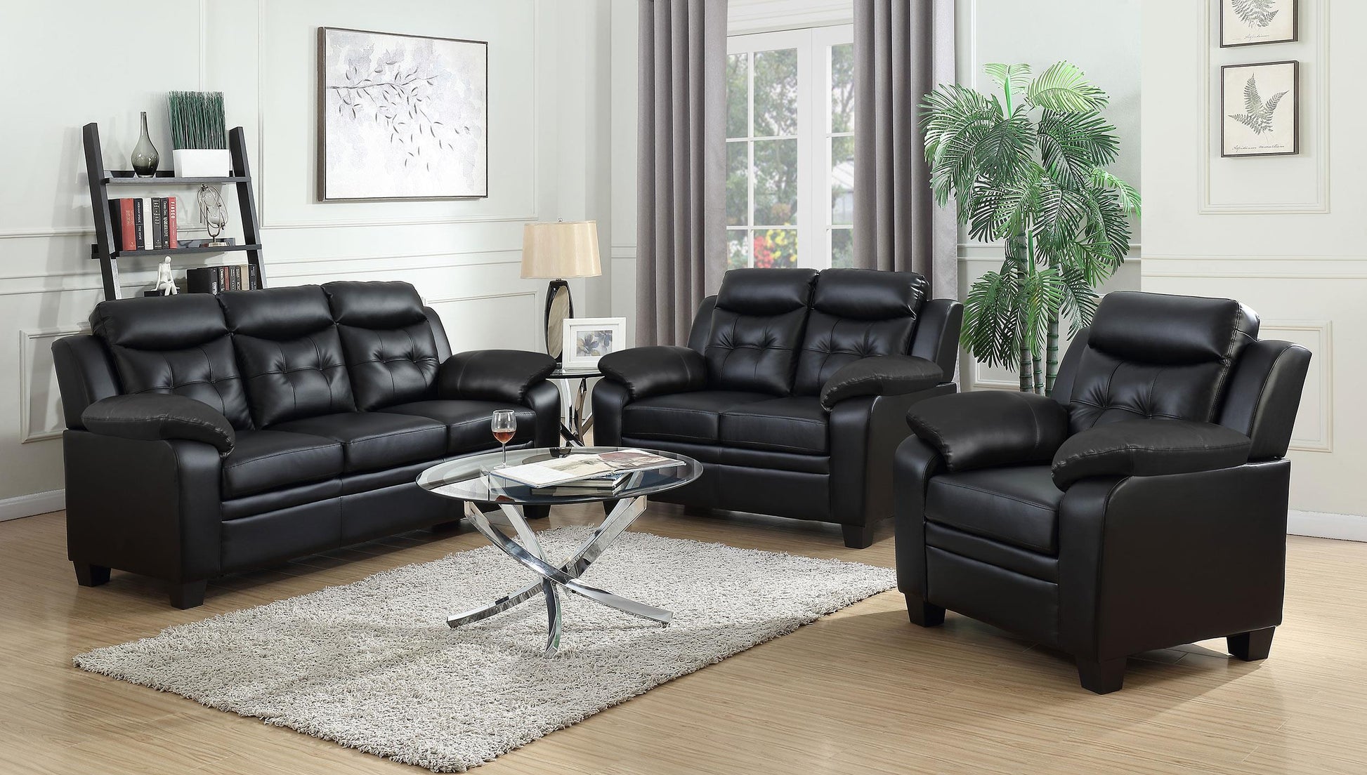 Finley Stationary Sofa Set