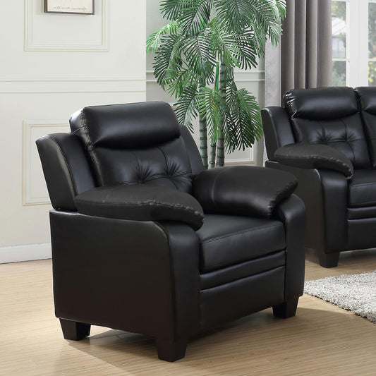 Finley Chair in Black - Coaster Furniture