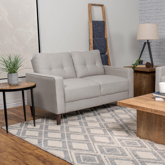 Bowen Loveseat in Grey - Coaster Furniture