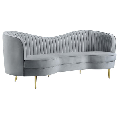 Sophia 2-Piece Sofa Set in Grey - Coaster Furniture
