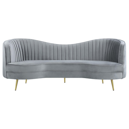 Sophia 2-Piece Sofa Set in Grey - Coaster Furniture