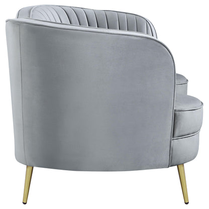 Sophia Loveseat in Grey - Coaster Furniture