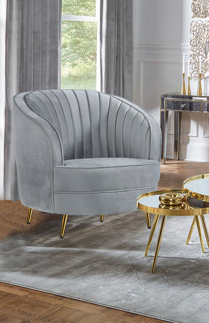 Sophia Chair in Grey - Coaster Furniture