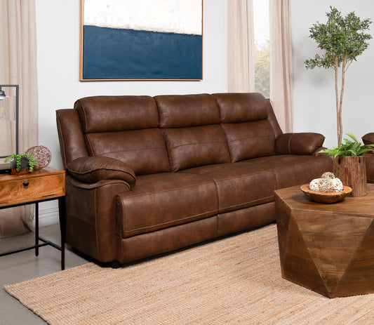 Ellington Sofa in Dark Brown - Coaster Furniture