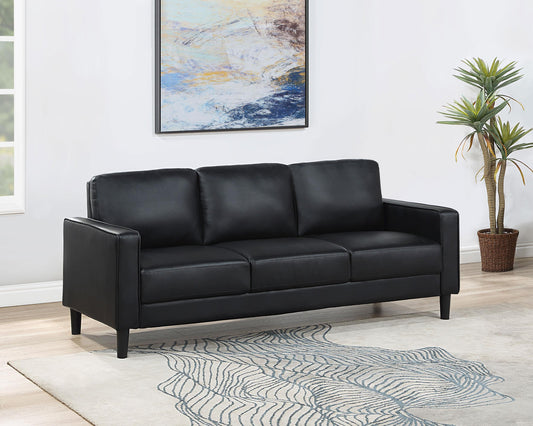 Ruth Sofa in Black - Coaster Furniture