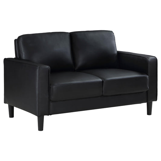 Ruth Loveseat in Black - Coaster Furniture