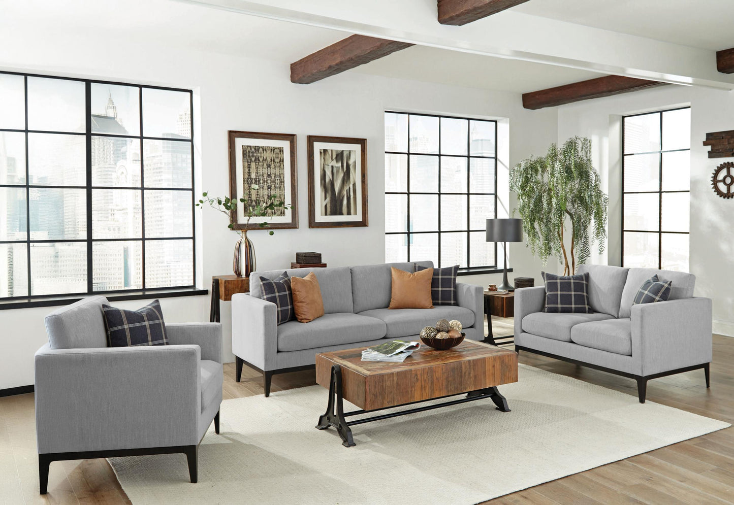 Apperson Stationary Sofa Set