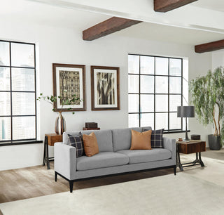 Apperson Sofa in Light Grey - Coaster Furniture