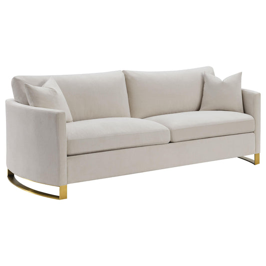 Corliss Sofa in Beige - Coaster Furniture