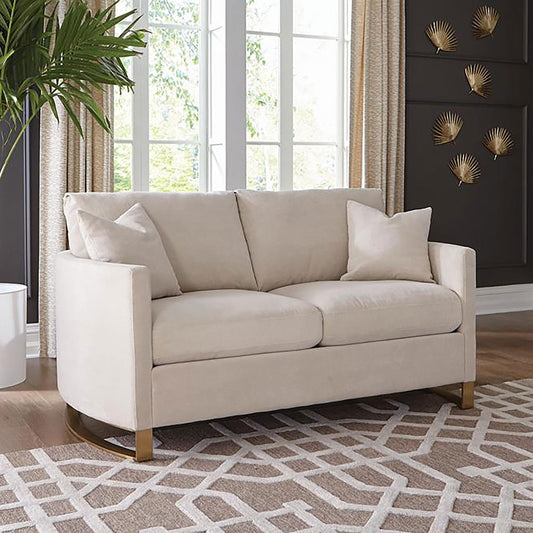 Corliss Loveseat in Beige - Coaster Furniture