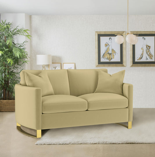 Corliss Loveseat in Beige - Coaster Furniture