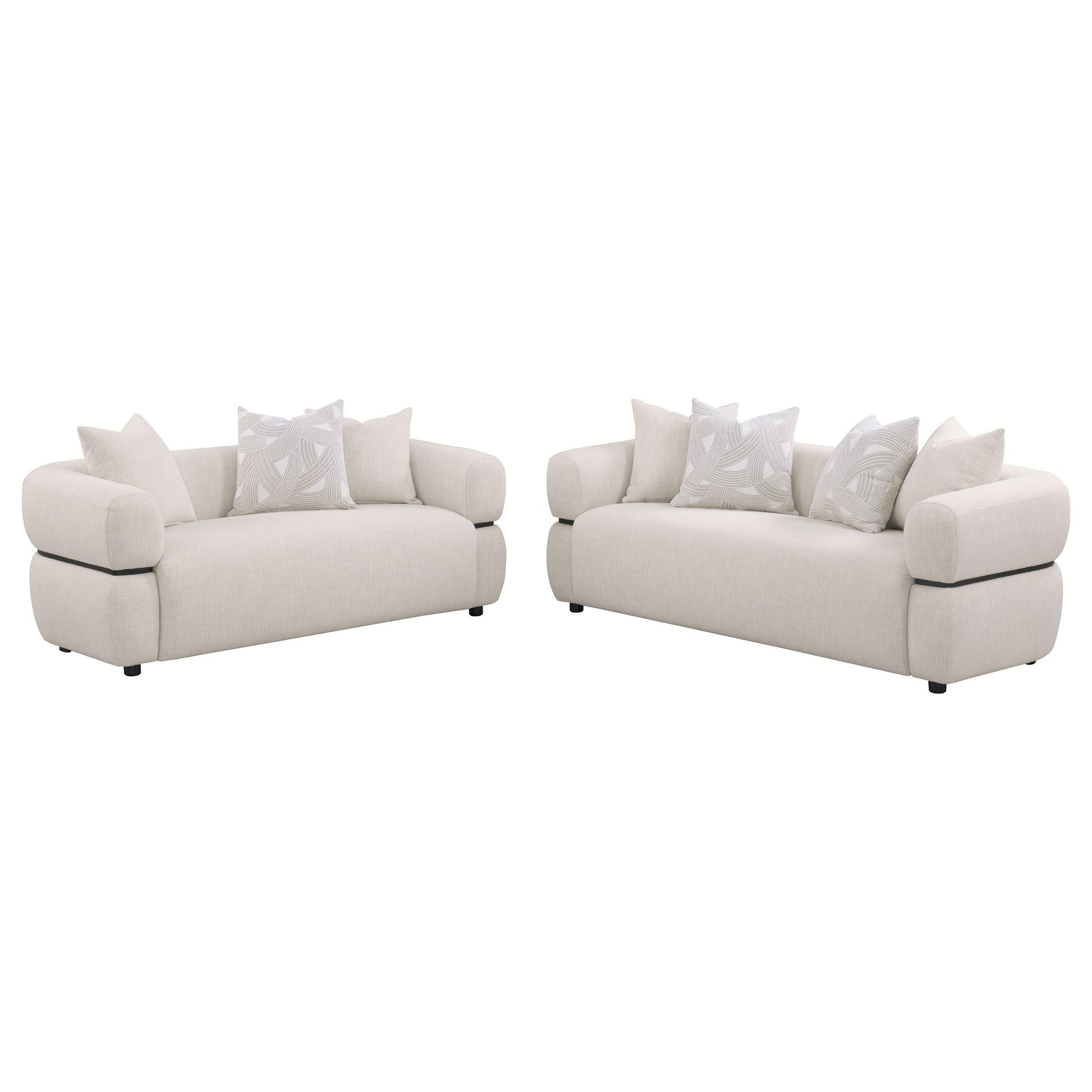 Jeanette Stationary Sofa Set