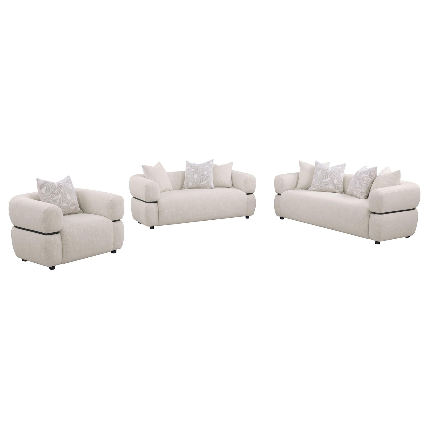 Jeanette Stationary Sofa Set