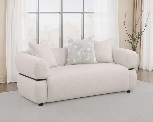 Jeanette Loveseat in Beige - Coaster Furniture