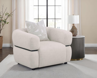 Jeanette Accent Chair in Beige - Coaster Furniture