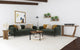 Jade Stationary Sofa Set - Green
