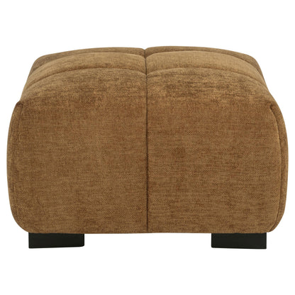 Octavia Ottoman in Amber - Coaster Furniture