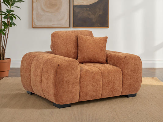 Octavia Accent Chair in Orange - Coaster Furniture