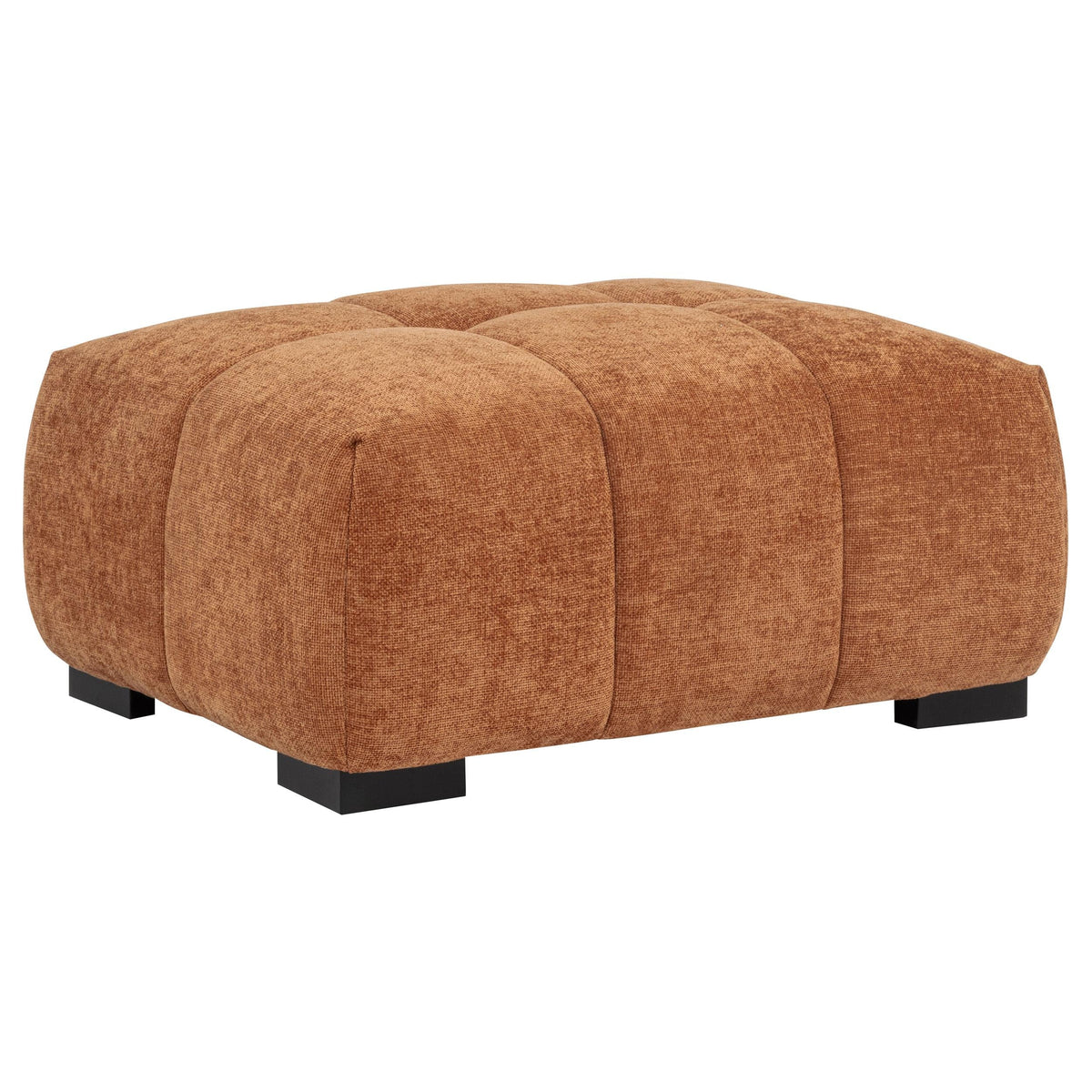 Octavia Ottoman in Orange - Coaster Furniture