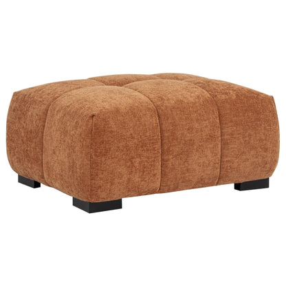 Octavia Ottoman in Orange - Coaster Furniture