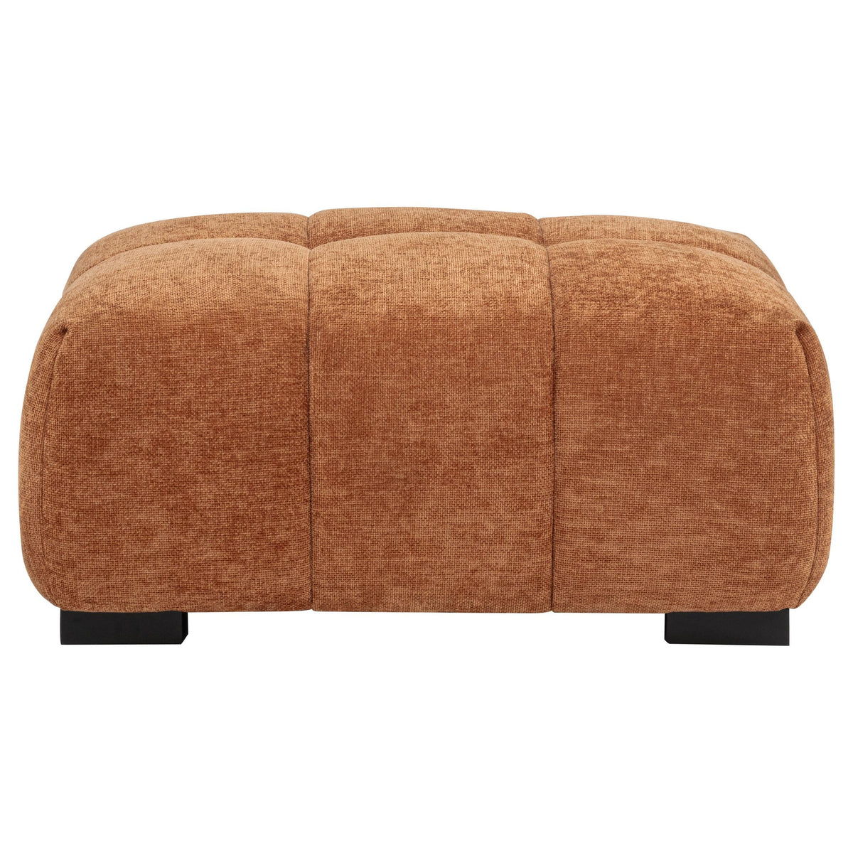 Octavia Ottoman in Orange - Coaster Furniture